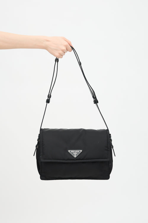 Prada Padded Re-Nylon Traveller Shoulder Bag