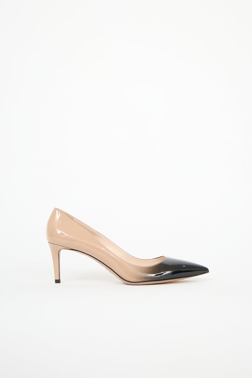 Prada Patent Leather Ombré Pump