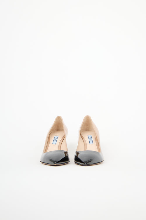 Prada Patent Leather Ombré Pump
