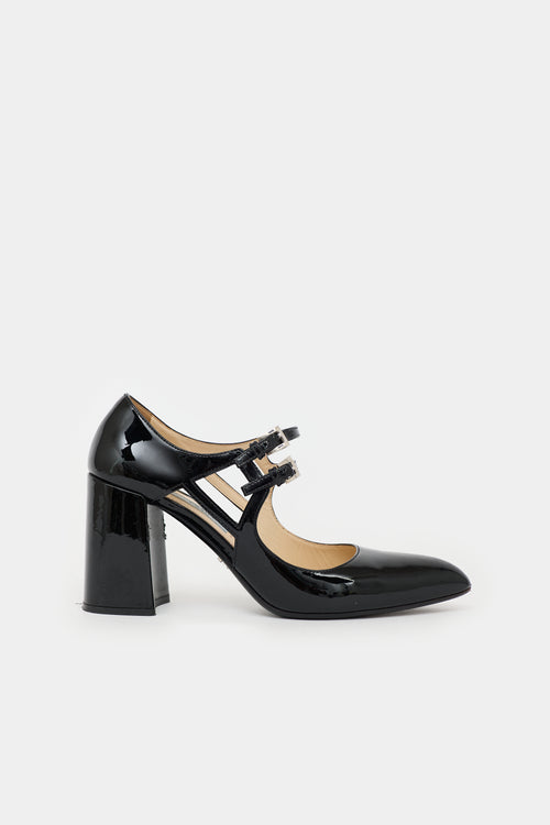 Prada Patent Leather Mary-Jane Pump