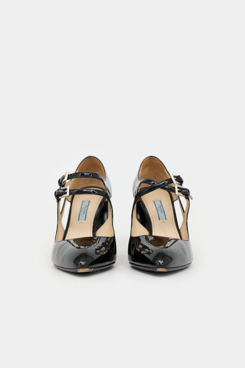 Prada Patent Leather Mary-Jane Pump
