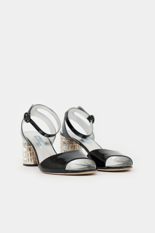 Prada Patent Leather  Sandal