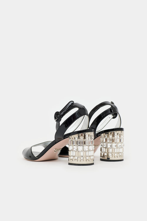 Prada Patent Leather  Sandal