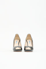 Prada Patent Peep Toe Pump