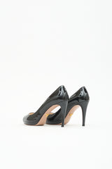 Prada Patent Peep Toe Pump