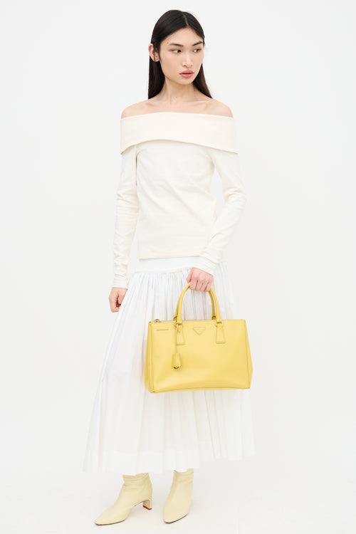 Prada Patent Saffiano Leather Galleria Bag