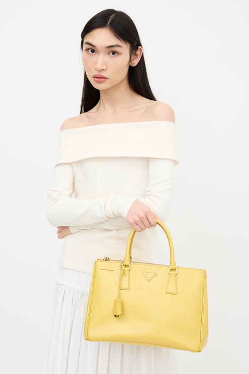 Prada Patent Saffiano Leather Galleria Bag