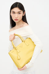 Prada Patent Saffiano Leather Galleria Bag