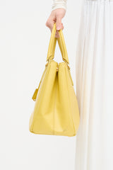 Prada Patent Saffiano Leather Galleria Bag