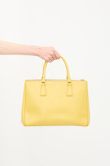 Prada Patent Saffiano Leather Galleria Bag