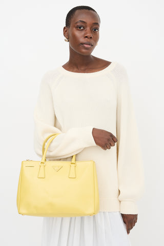 Prada Patent Saffiano Leather Galleria Bag