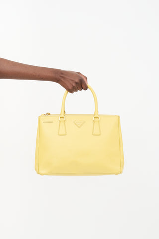 Prada Patent Saffiano Leather Galleria Bag