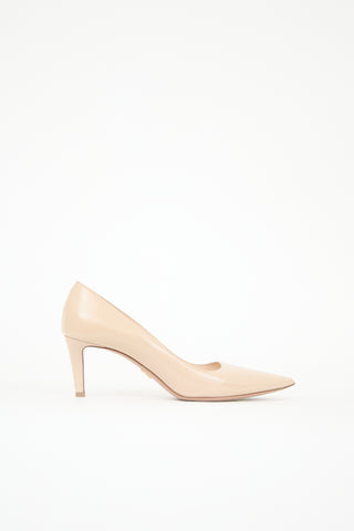 Prada Patent Saffiano Leather Pump