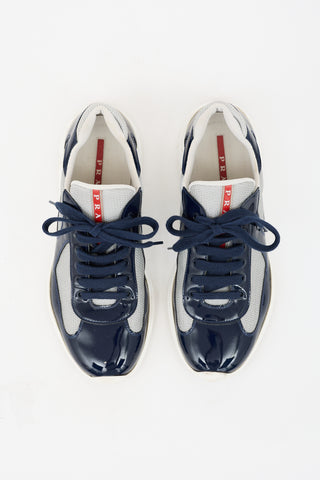 Prada Patent America's Cup Sneaker