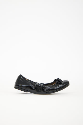 Prada Patent Bow Flat