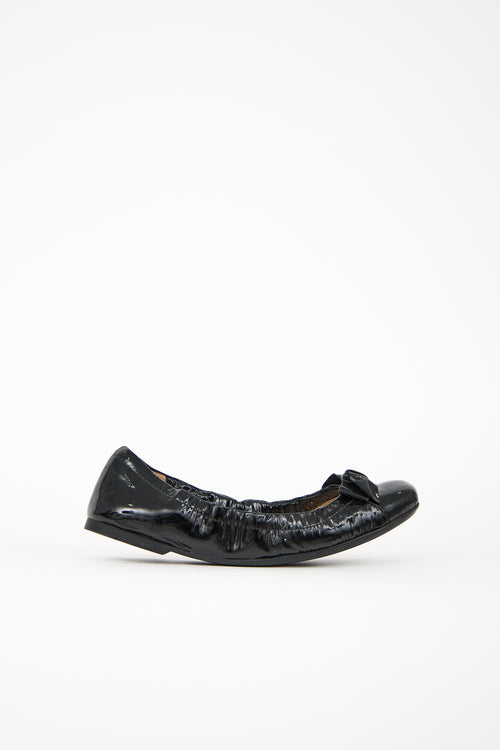 Prada Patent Bow Flat