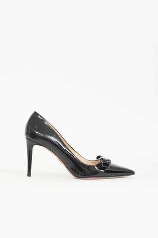 Prada Patent Bow Pump