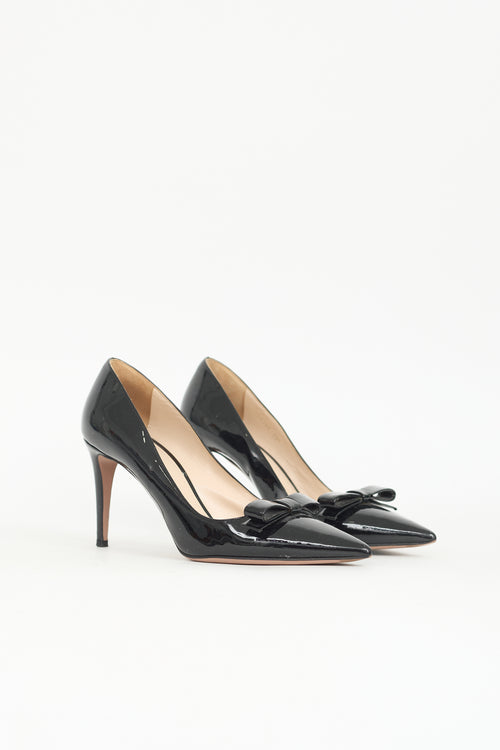 Prada Patent Bow Pump