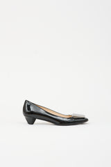 Prada Patent Hardware Pump
