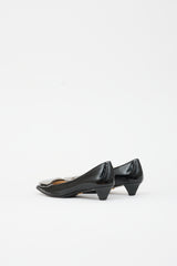Prada Patent Hardware Pump
