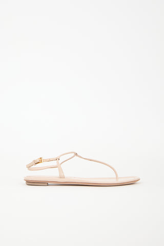 Prada Patent Leather Sandal
