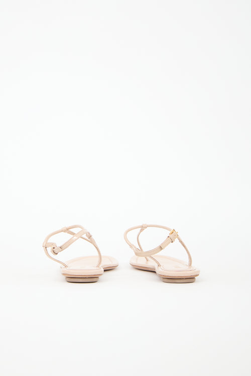 Prada Patent Leather Sandal