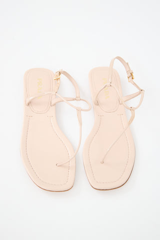 Prada Patent Leather Sandal