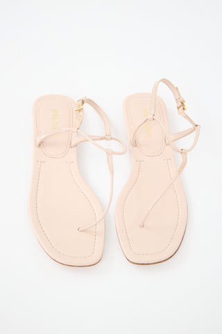 Prada Patent Leather Sandal
