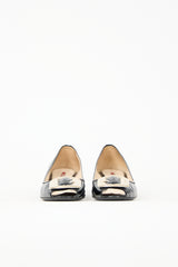 Prada Patent Leather Buckle Heel