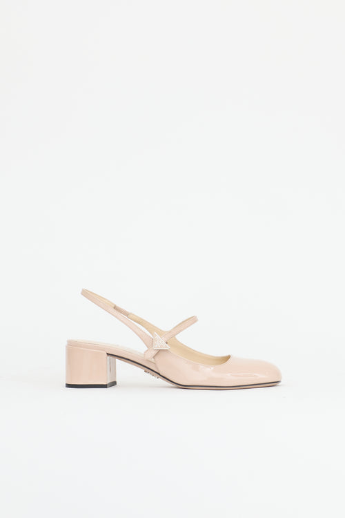 Prada Patent Mary Jane Heel