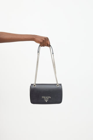 Prada Patent Saffiano Crossbody Bag