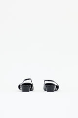 Prada Patent Triangle Slingback Flat
