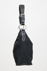 Prada Patent & Nylon Logo Shoulder Bag