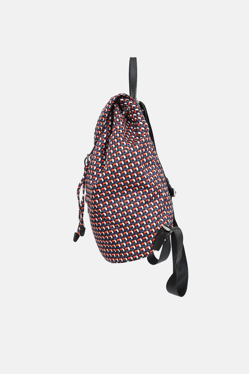 Prada Geometric Nylon Backpack