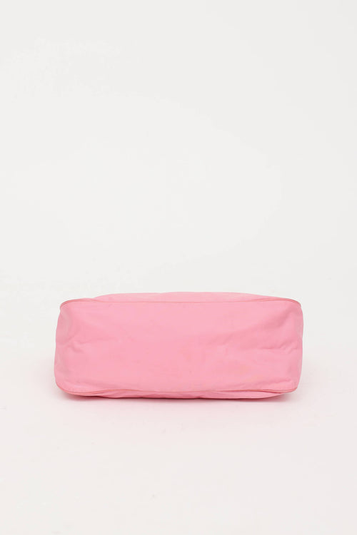 Prada Nylon & Saffiano Leather Shoulder Bag