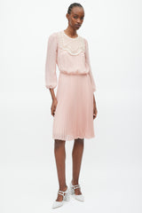 Prada-Pink-Pleated-Beaded-
