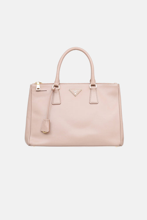 Saffiano Double Zip Galleria Bag