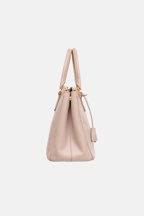 Saffiano Double Zip Galleria Bag