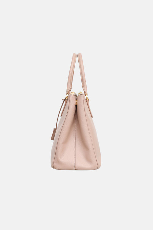 Saffiano Double Zip Galleria Bag