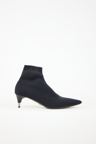 Prada Pointed Toe Sock Bootie