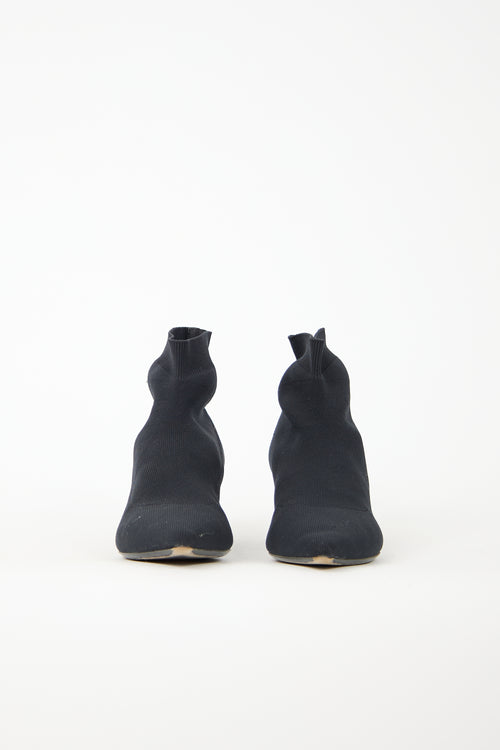 Prada Pointed Toe Sock Bootie