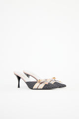 Prada Spring 2003 Printed Floral Mule