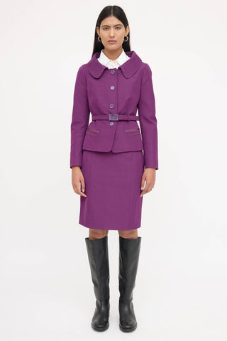 Prada Skirt Suit Co-Ord Set