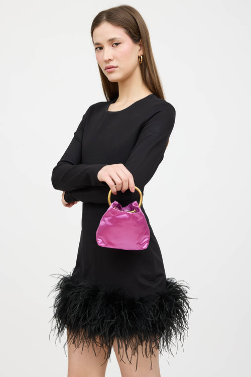 Prada Satin Raso Wrist Bag