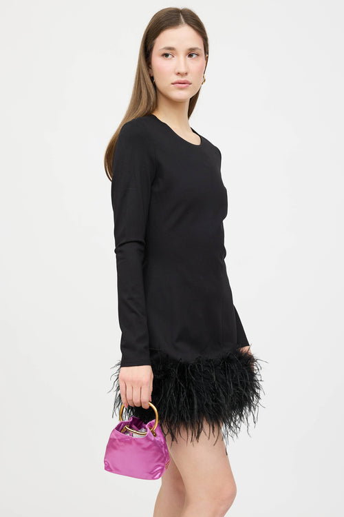 Prada Satin Raso Wrist Bag