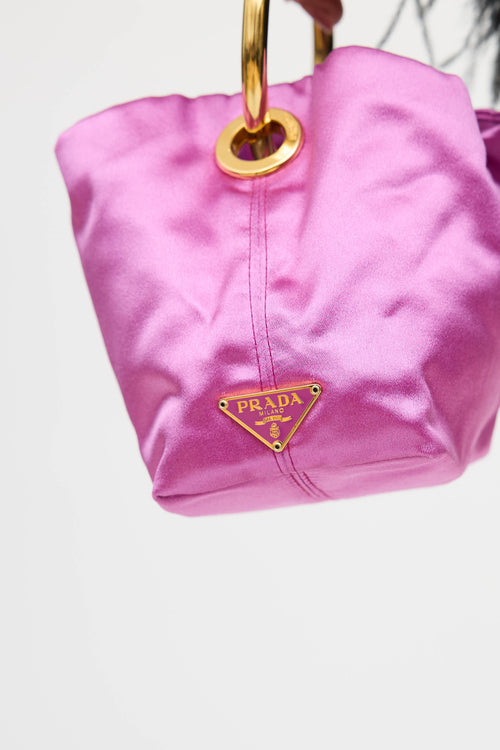 Prada Satin Raso Wrist Bag