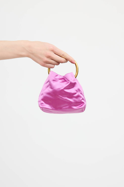 Prada Satin Raso Wrist Bag