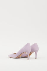 Prada Purple Suede Heel