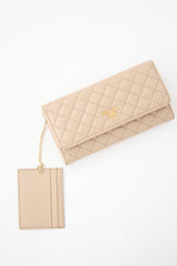 Prada Quilted Saffiano Long Wallet