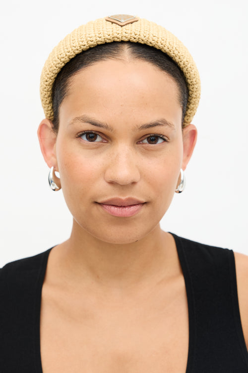 Raffia Logo Headband